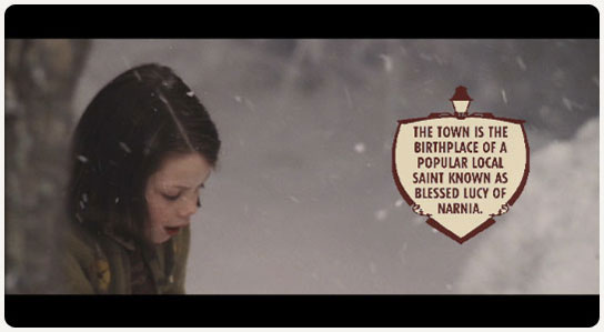 Narnia DVD Screenshot - Anzeige der Filminformationen