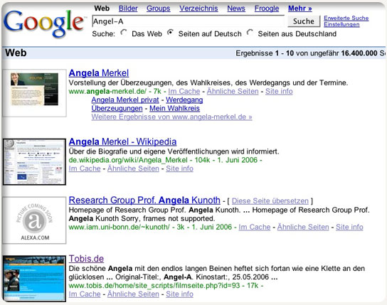 Angel-A bei google