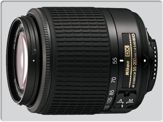 Nikon AF-S DX Nikkor 55 - 200 mm