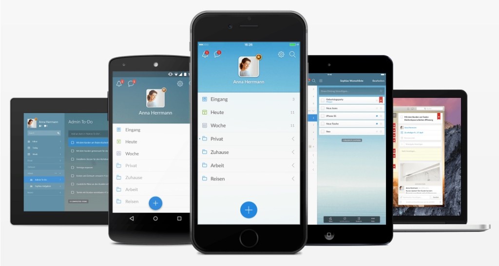 Wunderlist fühlt sich gleich auf mehreren Plattformen wohl