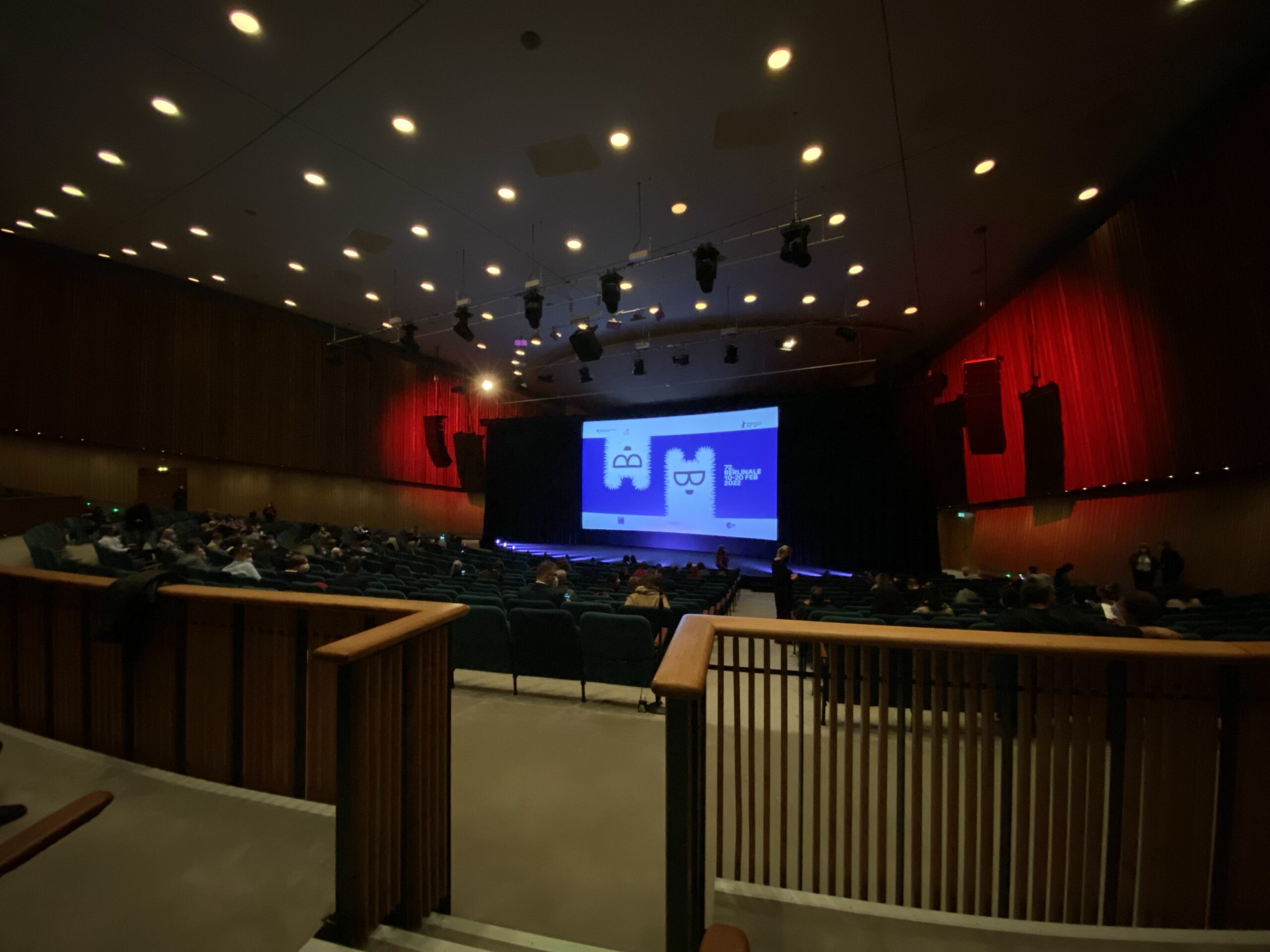 Kinosaal während der Berlinale im Haus der Kulturen der Welt